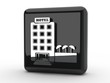 Button Hotel schwarz