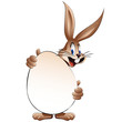 easter bunny with egg