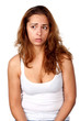 woman, portrait, studio, emotion
