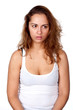 woman, portrait, studio, emotion