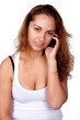 woman, portrait, studio, emotion