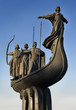 The monument of founders of Kiev city