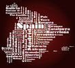abstract map of Spain