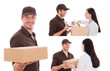 frau paket post postmann 2