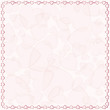 Gentle pink frame with transparent hearts Gentle pink frame with transparent hearts