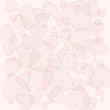 Gentle pink background with transparent hearts Gentle pink background with transparent hearts