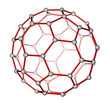 Fullerene C60 molecular structure