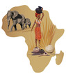 Vecteur : Symbols of Africa Symbols of Africa