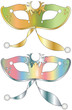 due mascherine di carnevale