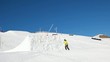 Snowboarders Jumping
