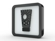 Button Sonnencreme schwarz