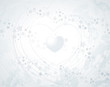Heart background in silver Heart background in silver