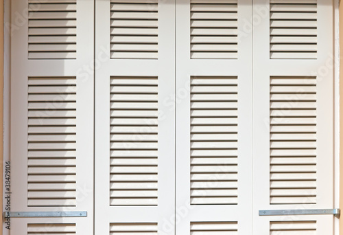 Photo: White shutters White shutters