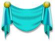 draped