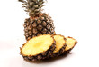 pineapple on white