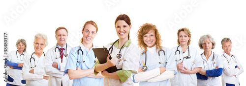 Photo: Team mit Ärzten und Krankenschwestern Team mit Ärzten und Krankenschwestern