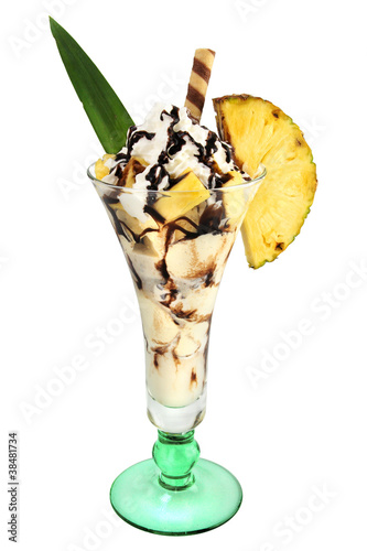 Foto: Ananas-Eisbecher Ananas-Eisbecher