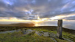 Panorama - South of the Isle of Man with Celtic Cross