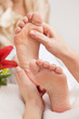 Woman Having Reflexology