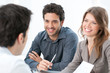 Business people at work