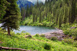 Lake in Tien-Shan mountains, Kazakhstan Lake in Tien-Shan mountains, Kazakhstan