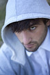 Adolescent, jeune, capuche, garçon, homme, mode