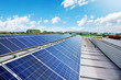Solar panel roof