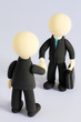 Ballhead handshake on white background5
