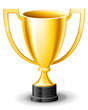 Vector: Golden cup Golden cup