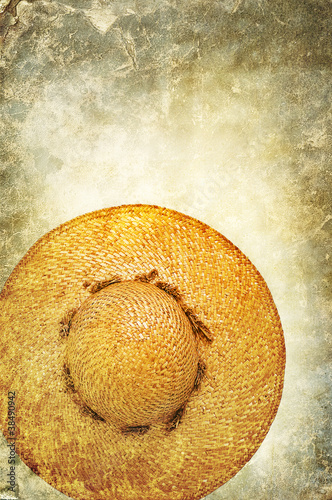 Photo: summer hat backdrop summer hat backdrop