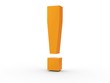 Icon Ausrufezeichen orange