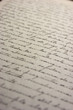Papel escrito, escritura a mano, fondo.