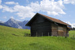 Barn in the alps