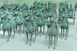 Bronze chariot of emperor in Xian