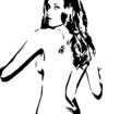nackte Frau