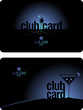 Vektor: Club card design template. Club card design template.