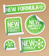 New Formula stickers.
