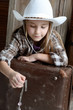 Girl mit Cowboyhut