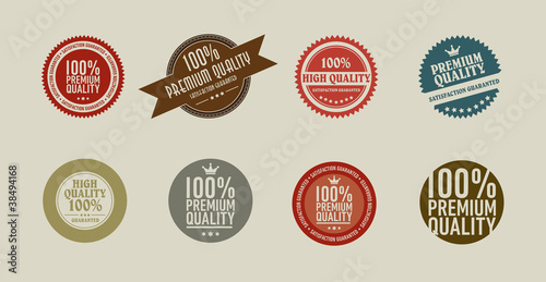 Vector: 8 retro vintage sticker 8 retro vintage sticker