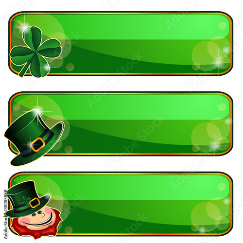 Vector: Banners for Saint Patrick’s Day Banners for Saint Patrick’s Day
