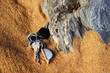Keys in sand