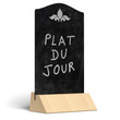 porte menu et carte de restaurant - plat du jour