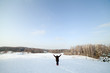 Winter landscape.