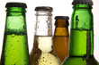 Row of beer bottles