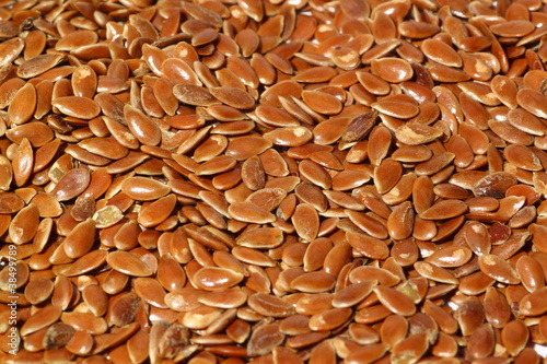 Photo: Pattern of flaxseeds Pattern of flaxseeds