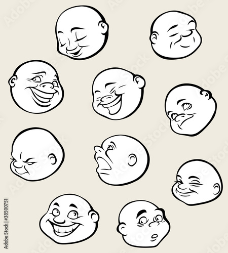 Vector: Face expressions Face expressions