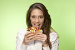 Girl with sandwich