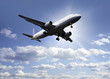 Foto: Airplane above the clouds Airplane above the clouds