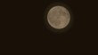 Moon time-lapse with clouds passing by
