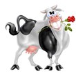 mucca innamorata